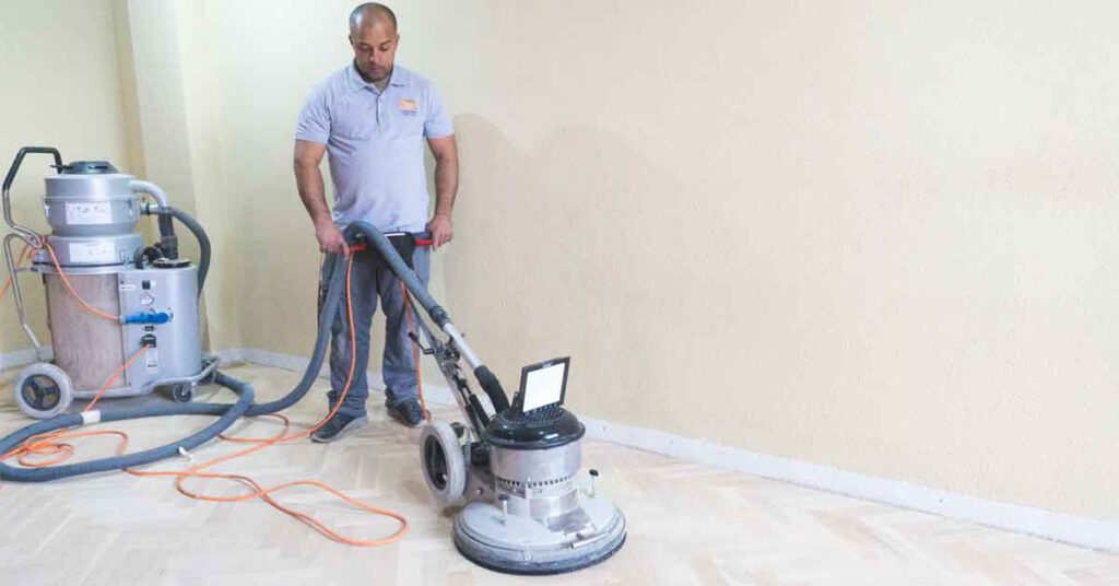 Acuchillar parquet en Boadilla del Monte. Foto: Pascual Parquet